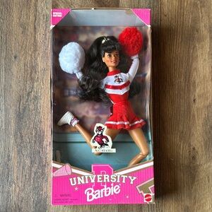 Mattel 1996 Vintage University Barbie- N.C. State. Brunette Barbie